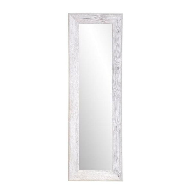 Brandt Works BM63THIN-L3 Farmhouse White Slim Full Length Mirror