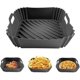 thumbnail image 1 of Air Fryer Silicone Mold, Reusable Air Fryer Accessories, Square Silicone Fryer Basket, Non-Stick Pot Liners for Airfryer, Microwave, Cake Pan, 1 of 5