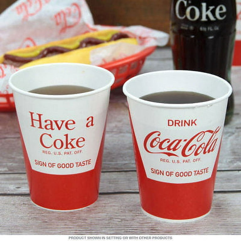 Coca Cola Paper Cups 22oz / 630ml  Coke Cups Coca Cola Vending Cups - Buy  at Drinkstuff