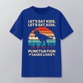thumbnail image 2 of Womens Athletic Tops Graphic Print Short Sleeve T Shirt Casual Crew Neck Tee Soft Everyday Basic Top for Women Blue 3XL, 2 of 4