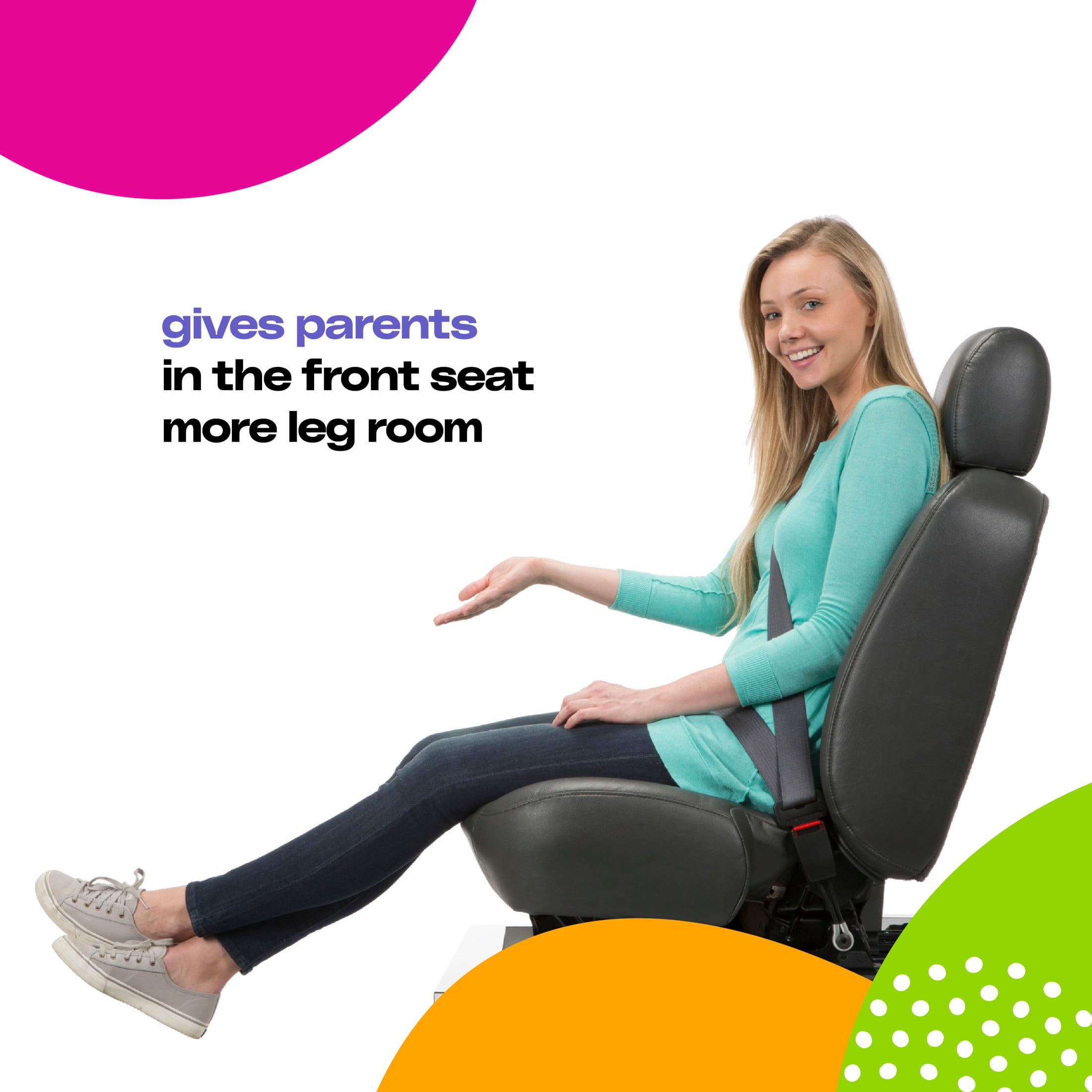 Cosco Kids MightyFit 65 DX Convertible Car Seat, Heather Onyx