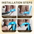 thumbnail image 4 of 12Set Zipper Latch Slider Retainer Kits,  #10 Zipper Bottom Stoppers, Silver, 4 of 7