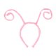 thumbnail image 1 of Diadema con antenas de animales, banda elástica para el cabello con dibujos animados para mujeres y niños, ideal para fiestas. Rosa, 1 of 9
