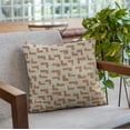 thumbnail image 6 of Plutus 20" x 30" Angles Abstract Luxury Throw Pillow in Brown and Beige, 6 of 8