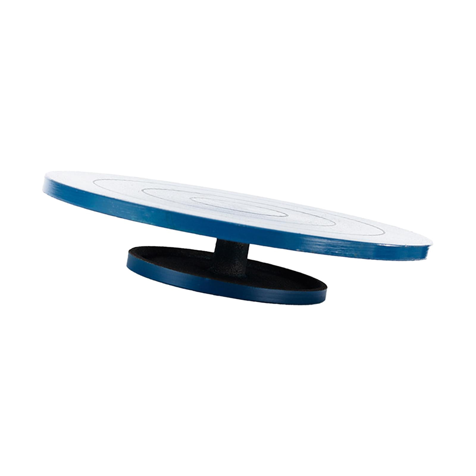 FVDPWYE Metal sculptor wheel sculptor turntable, turntable, multi-purpose accessory with Blue 26cm