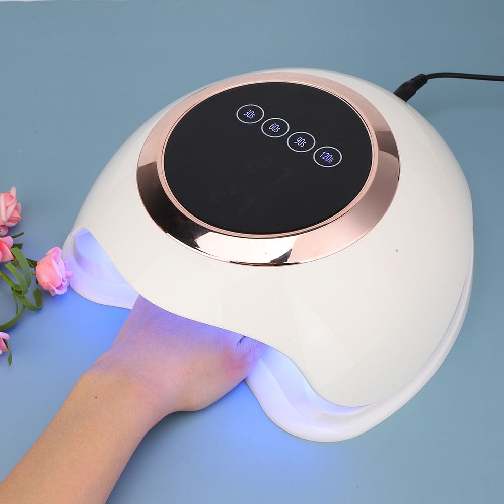 Xirurus 88W LED UV Nail Lamp Gel Dryer Machine with Timer, 30pcs LED Beads Manicure Curing Light, White
