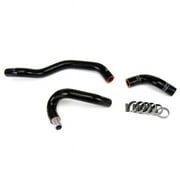 HPS Performance Reinforced Silicone Heater Coolant Hose Kit for 2009-2018 Nissan 370Z, Black