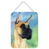 Carolines Treasures 7387DS1216 Great Dane Apollo the Great Wall or Door Hanging Prints 12x16 multicolor