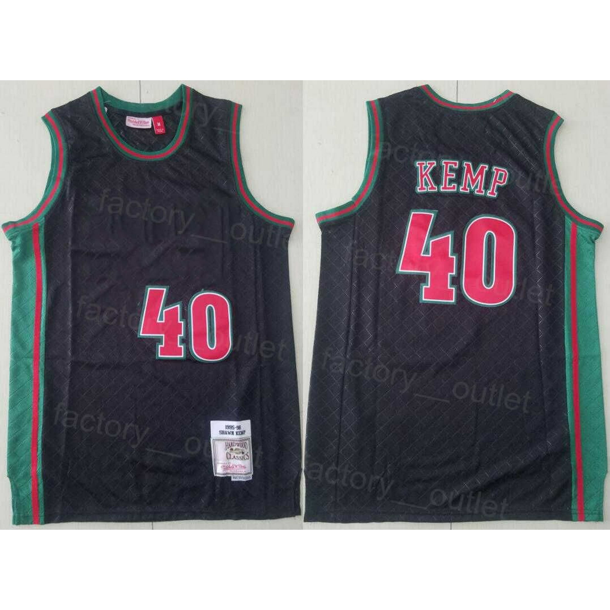 NBA_ jersey Men Basketball Shawn Kemp Jersey Gary Payton Kevin