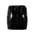 thumbnail image 3 of TIHLMK Skirt Fashion Woman Causal Skirt Sexy Ultrashort Skirt Solid Hip Skirt A-line Skirt Black, 3 of 5