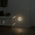 thumbnail image 2 of Light Sensor of LED Night Light, Gorgeous Floral - Shark Fusion Night Light Plug Into Wall for Kids Room, Bedroom, Bathroom, Kitchen, 2 of 4
