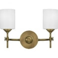 thumbnail image 2 of 2 Light Bathroom Light Fixture in Transitional Style-10 inches Tall and 15 inches Wide-Weathered Brass Finish Bailey Street Home 71-Bel-4352178, 2 of 5
