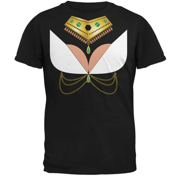 Halloween Cleopatra Costume Egyptian Woman Mens T Shirt Black SM