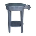 thumbnail image 5 of International Concepts Phillips Wood Accent Table with Drawer in Heather Gray, 5 of 9