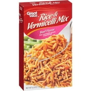 Great Value Beef Flavor Rice & Vermicelli, 6.8 oz