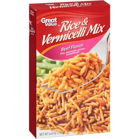 Great Value Beef Flavor Rice & Vermicelli, 6.8 oz
