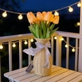 thumbnail image 2 of Radiant Romantic Tulip Light, 15 PCS Twinkling Tree Tulips Led Night Light, Flower lights Ambient Night Lamp, Glowing Tulip Bouquet for Bedroom Decor Gift (Pink), 2 of 7