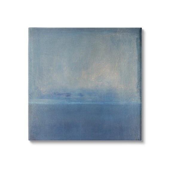Stupell Industries Blue Abstract Landscape Painting Gallery Wrapped Canvas Print Wall Art, Design by Tim OToole