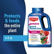 BioAdvanced All In One Rose & Flower Care 4lb Granule Fertilize and Protect