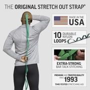 The Original Stretch Out Strap with Exercise Poster, USA Made Top Choice Stretch Out Straps for Physical Therapy, Yoga Stretching Strap or Knee Therapy Strap by OPTP
