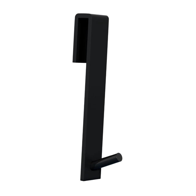 Ganchos para puerta de ducha Macarena 7 pulgadas Negro