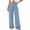 Blue, variant on Stralyhd Wide Leg Women's Jeans Elastic Waist Low Rise Denim Pants Spring Summer Casual Jean Baggy Lightweight Straight Palazzo Pants White S