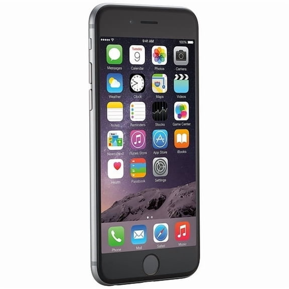 GSM Unlocked, Apple, iPhone 6, Cell Phone, 16GB, Space Gray, 1, 1