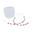 thumbnail image 1 of Decoraciones de dientes temporales Brace de moda para estudiantes con práctica de caja de almacenamiento rosa, 1 of 8