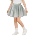 thumbnail image 2 of Girls Green Tutu Skirt A-Line Mini Tulle Ballet Skirt with Elastic Waist for Kids,Size 12-13 T, 2 of 8