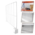 Howooi Closet Shelf Divider Metal Wardrobe Partition Board Iron Mesh ...