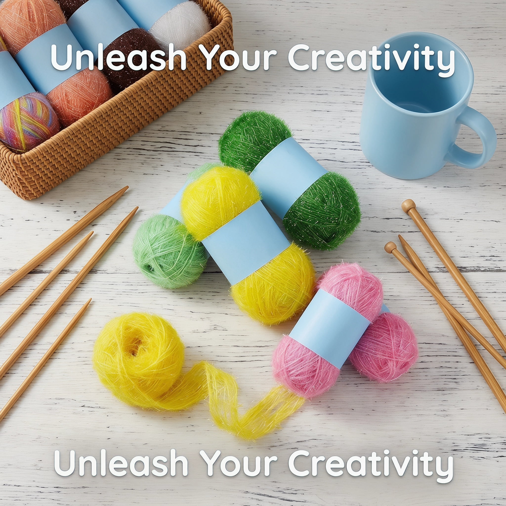 Shihaoyuan 20 Skeins Scrubby Yarn for Dishcloths Assorted Colors for Crocheting Polyester Scrubby Assortment Pastel Yarn for Knitting Dishwashing Dishcloths Craft Project (Candy Color)