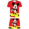 thumbnail image 1 of Conjuntos de Mickey Mouse para niños, ropa de primavera y otoño para niñas, camisetas de manga corta, pantalones cortos, traje de la serie Disney de 1 a 14 años, Old9T Gao Jinjia LED, 1 of 2
