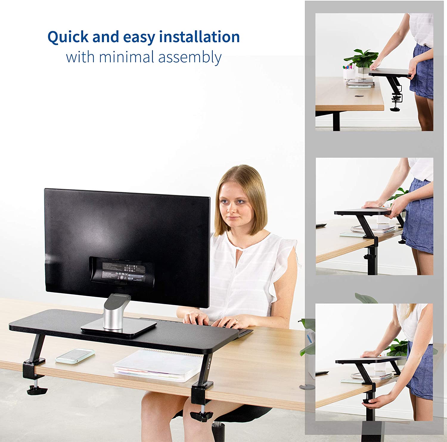 Single Computer Monitor Stand Riser 