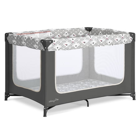 Dream on Me Zodiak Portable Playard with Carry Bag & Shoulder Strap, Grey, Unisex