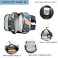 thumbnail image 3 of FORMRS Unisex School Backpack 17" Student Travel Bag with Laptop Compartment, Evening Mountain Road, 3 of 7
