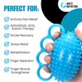 thumbnail image 2 of Pelota fortalecedora de agarre para mano NuFit, terapia para dedos y masaje, 2 of 8