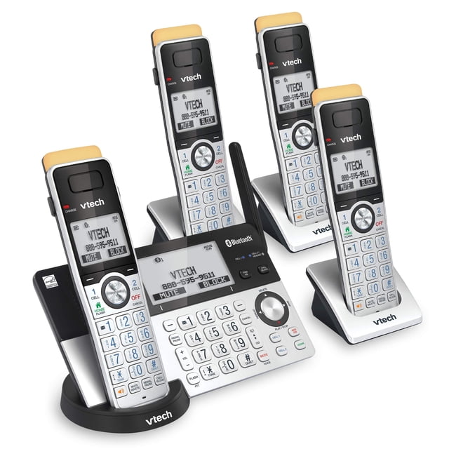 Teléfono Inalámbrico Vtech IS8151-4 de Súper Largo Alcance con Contestador
