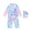 j-366Sky Blue125, variant on MEZZALL Summer Girls Swimsuit Long Sleeve Bathing Suit With Hood Sun Rash Guard For Kids Beach Pool Brazilian With Cartoon / Flower Print Beachwear