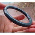 thumbnail image 4 of Green Natural A JADE Jadeite Circle Bangle Bracelet 56 mm 651496 TN, 4 of 10