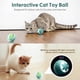 thumbnail image 2 of Interactive Cat Toy Ball with LED Lights - Automatic Rolling Kitten Toy with Intelligent Obstacle Avoidance & Quiet Play for Indoor Cats, 2 of 5