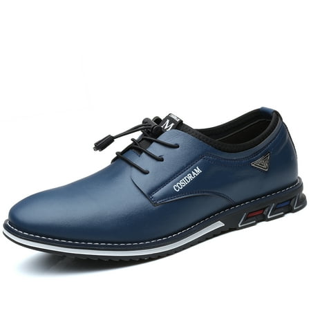 

COSIDRAM Mens Casual Leather Shoes Men Loafers Business Slip-on Shoes Comfort Fashion Office Shoes for Male