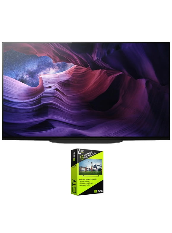Sony XBR48A9S 48 inch A9S 4K Ultra HD OLED Smart TV 2020 Model Bundle with Premium 4 Year Extended Protection Plan