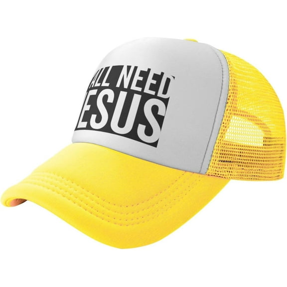 Y'all Need Jesus Trucker Hats Mesh Baseball Cap Women Cowboy hat Men Hats Dad Hat