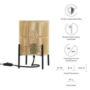 Modway Casen Bamboo Table Lamp