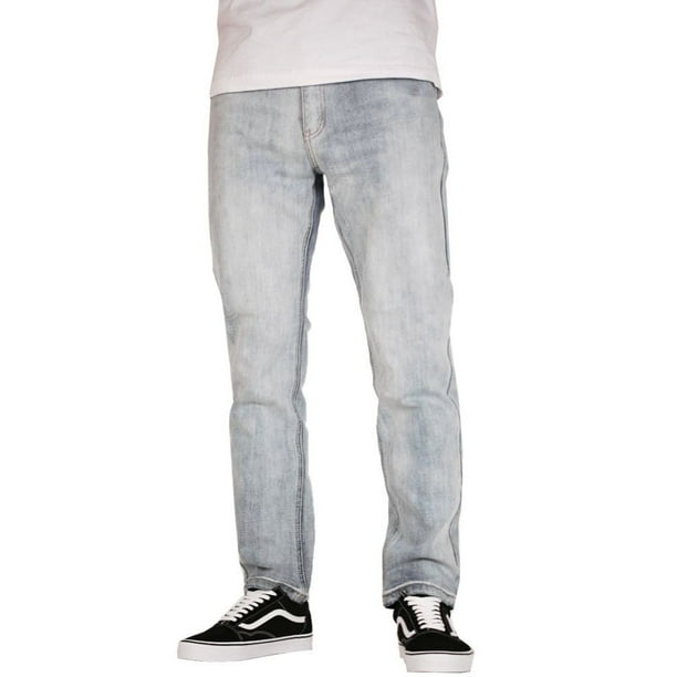 Schande Gorgelen geschenk SLM Men's Skinny Jeans Slim Fit Denim Pants - Walmart.com