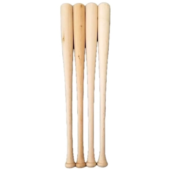 4-34” Quality Wooden Blem Baseball Bats