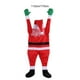 thumbnail image 4 of Cateissary Papá Noel colgante para exteriores Decoración de Papá Noel de felpa fácil de guardar para chimeneas. Navidad Kits de decoración para fiestas 170cm, 4 of 6