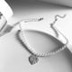 thumbnail image 4 of KAKOWELY Collar de perlas con colgante de cruz y corazón para mujer, cadena para clavícula, joyería para el cuello, 4 of 5