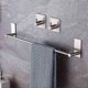 thumbnail image 2 of Towel Holder with 2 Packs Adhesive Hooks 16-Inch Hand Towel Rack Towel Hook Stick on Wall, Bathroom, 2 of 5