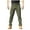 Army Green, variant on Men's Stretch Utility Pants, Multi-Pocket Cargo Work Pants, Elastic Waist Lightweight Moisture Wicking Hiking Outdoor Pants (Snake Pattern 3XL)